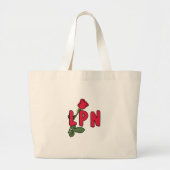 Zuurzame LPN-Roos Grote Tote Bag (Voorkant)
