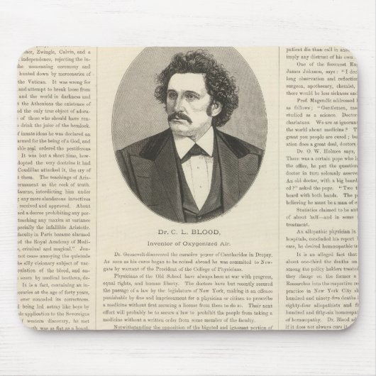 Zuurzame lucht muismat (Voorkant)