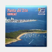 ZUY005 URUGUAY, Punta del Este, Fridge Magneet (Voorkant)
