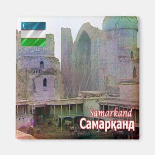 zUZ007 SAMARKAND, Bibi-Khanym Mosque, Fridge Magneet