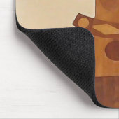 ZV- Cute funky dog mousepad Muismat (Hoek)