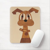 ZV- Cute funky dog mousepad Muismat (Met muis)