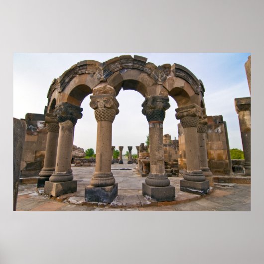 Zvartnots Cathedral Ruins Poster (Voorkant)