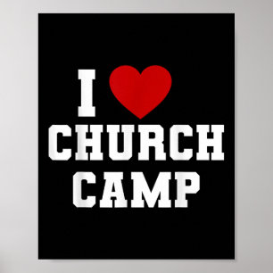 Zvb Ik Hou Van Kerk Kamp Christelijke Kerk Bijbel Poster