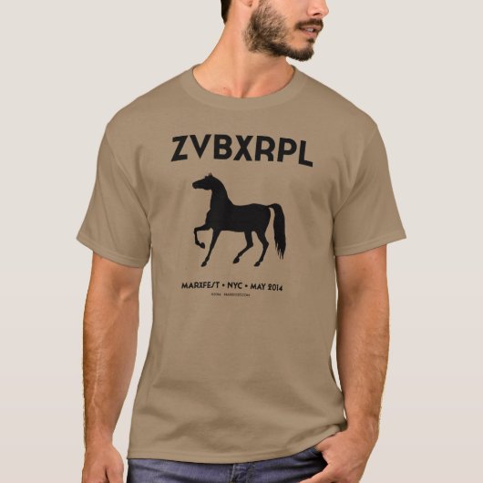 ZVBXRPL Unisex T-shirt (piek) (Voorkant)