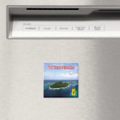 zVC008 SAN VINCENT en GRENADINE, Fridge Magneet (Insitu (Vaatwasser))