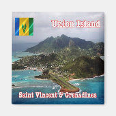 zVC012 SAINT VINCENT GENADINE, Union Island,Fridge Magneet (Voorkant)