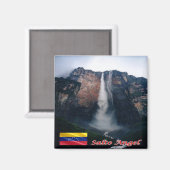 zVE003 ANGEL HERFSTEN, Venezuela, Amerika, Fridge Magneet (Voorkant / Achterkant)