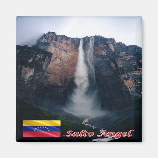 zVE003 ANGEL HERFSTEN, Venezuela, Amerika, Fridge Magneet (Voorkant)