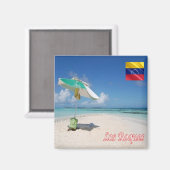 zVE006 LOS ROQUES, Venezuela, Amerika, Fridge Magneet (Voorkant / Achterkant)