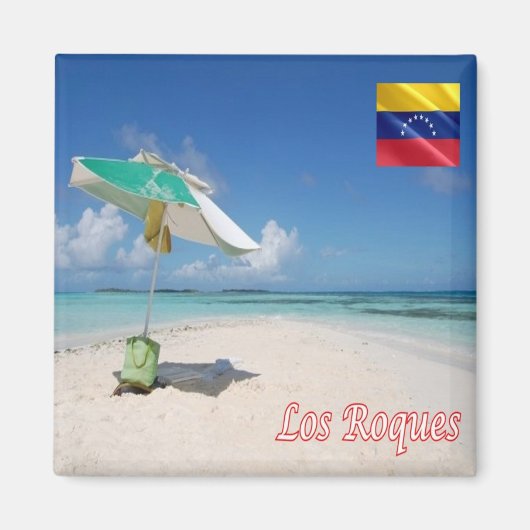 zVE006 LOS ROQUES, Venezuela, Amerika, Fridge Magneet (Voorkant)