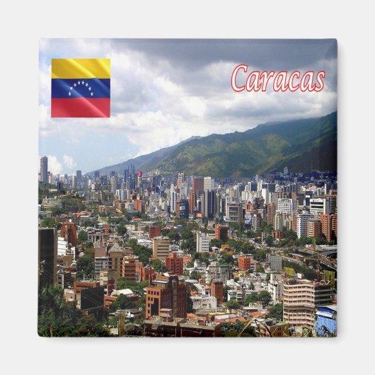 zVE008 CARACAS, Venezuela, Amerika, Fridge Magneet (Voorkant)