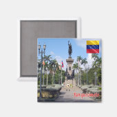 zVE009 BARQUISETO, Venezuela, Amerika, Fridge Magneet (Voorkant / Achterkant)