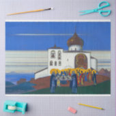 Zvenigorod door Nicholas Roerich Tissuepapier (Craft)
