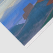 Zvenigorod door Nicholas Roerich Tissuepapier (Detail)