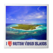 zVG007 BRITSE MAAGDENEILANDEN Ik hou, Tegeltje (Voorkant)