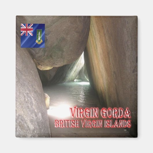 ZVG012 VIRGIN GORDA Britse Maagdeneilanden, Fridge Magneet (Voorkant)