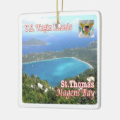 zVI012 SAINT THOMAS, Magens Bay, Maagdeneilanden, Keramisch Ornament (Links)