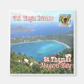 zVI012 SAINT THOMAS, Magens Bay, Maagdeneilanden, Magneet (Voorkant)