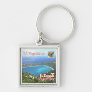 zVI012 SAINT THOMAS, Magens Bay, Maagdeneilanden, Sleutelhanger