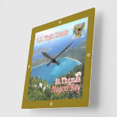 zVI012 SAINT THOMAS, Magens Bay, Maagdeneilanden, Vierkante Klok (Hoek)