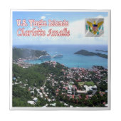 zVI015 CHARLOTTE AMALIE, Maagdeneilanden, Tegeltje (Voorkant)