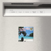 zVI016 VIRGIN-EILANDEN, Trunk Bay, Amerika, Fridge Magneet (Insitu (Vaatwasser))