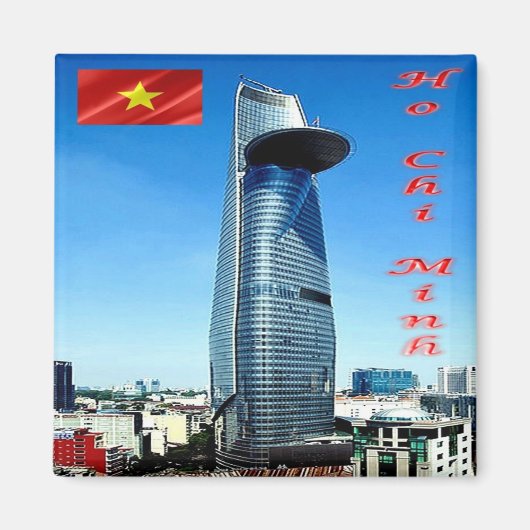 zVN005 HO CHI MINH, Bitexco Financial Tower, Fridg Magneet (Voorkant)