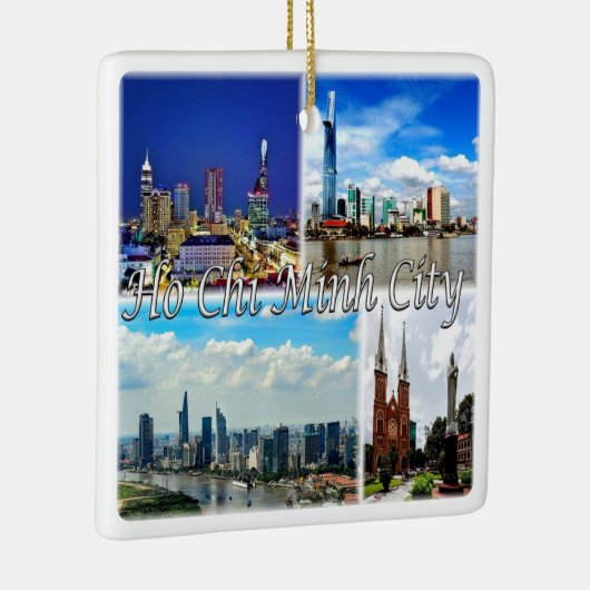 zVN013 HO CHI MINH City SAIGON, Mosaic Keramisch Ornament (Rechts)