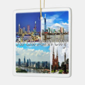 zVN013 HO CHI MINH City SAIGON, Mosaic Keramisch Ornament (Links)