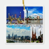 zVN013 HO CHI MINH City SAIGON, Mosaic Keramisch Ornament (Voorkant)