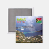 zVU008 PORT VILA, Vanuatu, Oceanië, Fridge Magneet (Voorkant / Achterkant)