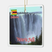 ZW003 VICTORIA-HERFSTEN, Zimbabwe, Afrika, Keramisch Ornament (Links)