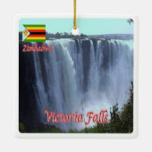 ZW003 VICTORIA-HERFSTEN, Zimbabwe, Afrika, Keramisch Ornament (Achterkant)