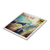 ZW004 VICTORIA-HERFSTEN, Zimbabwe, Afrika, Tegeltje (Zijkant)