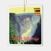 ZW006 VICTORIA-HERFSTEN, Zimbabwe, Afrika, Keramisch Ornament (Links)