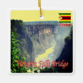 ZW006 VICTORIA-HERFSTEN, Zimbabwe, Afrika, Keramisch Ornament (Voorkant)