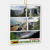 ZW008 VICTORIA-HERFSTEN, Mosaic, Zimbabwe, Keramisch Ornament (Rechts)