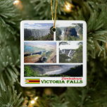 ZW008 VICTORIA-HERFSTEN, Mosaic, Zimbabwe, Keramisch Ornament<br><div class="desc">Hier vindt u het souvenir van uw vakantie. (zZW008 VICTORIA HERFSTEN, mozaïek, Zimbabwaans keramisch Ornament ). Verras vrienden en familieleden met de unieke souvenirs van uw geweldige reis. Probeer ons. #LeoPepeDesign - Victoria herfsten - Panorama, Afrika Zimbabwe, Leopepedesign, Reisreis Fototoerisme, Collage Mozaïek Potpourri, Kerstcadeau Souvenir Keramisch ornament</div>