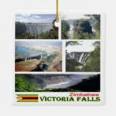 ZW008 VICTORIA-HERFSTEN, Mosaic, Zimbabwe, Keramisch Ornament (Achterkant)