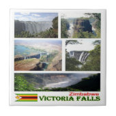 ZW008 VICTORIA-HERFSTEN, Mosaic, Zimbabwe, Tegeltje (Voorkant)