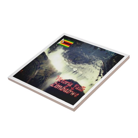 ZW009 VICTORIA-HERFSTEN, Zimbabwe, Afrika, Tegeltje (Zijkant)