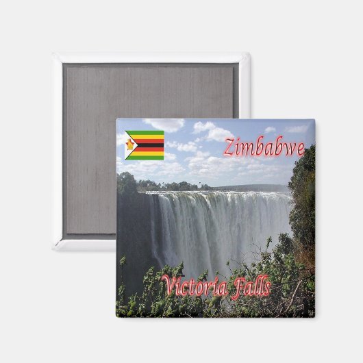ZW010 VICTORIA-HERFSTEN, Zimbabwe, AFRIKA, Fridge Magneet (Voorkant / Achterkant)