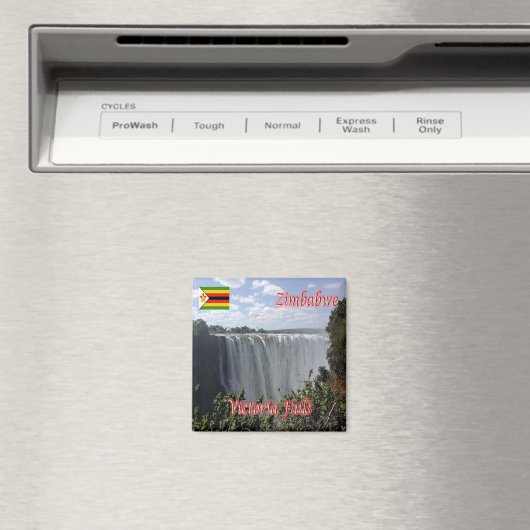 ZW010 VICTORIA-HERFSTEN, Zimbabwe, AFRIKA, Fridge Magneet (Insitu (Vaatwasser))