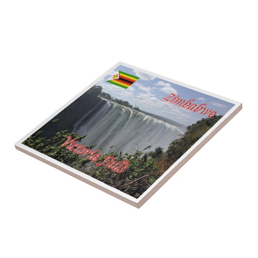 ZW010 VICTORIA-HERFSTEN, Zimbabwe, AFRIKA, Tegeltje (Zijkant)
