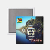 ZW012 VICTORIA-HERFSTEN, Zimbabwe, Afrika, Fridge Magneet (Voorkant / Achterkant)