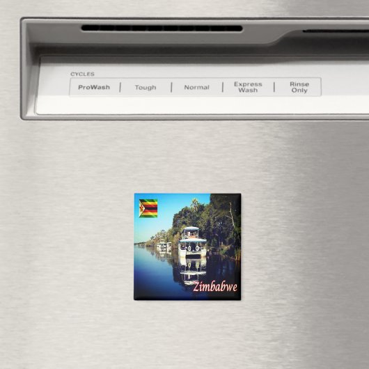 ZW012 VICTORIA-HERFSTEN, Zimbabwe, Afrika, Fridge Magneet (Insitu (Vaatwasser))