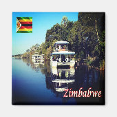 ZW012 VICTORIA-HERFSTEN, Zimbabwe, Afrika, Fridge Magneet (Voorkant)