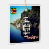 ZW012 VICTORIA-HERFSTEN, Zimbabwe, Afrika, Keramisch Ornament (Rechts)