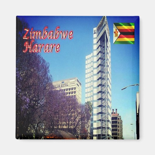 ZW013 HARARE, Zimbabwe, Afrika, Fridge Magneet (Voorkant)